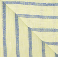 Luigi Borrelli Green Striped Long Scarf - 54" x 27" - (LBSS12164)