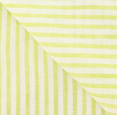 Luigi Borrelli Green Striped Long Scarf - 74" x 27" - (LBSS1274)