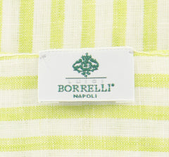Luigi Borrelli Green Striped Long Scarf - 74" x 27" - (LBSS1274)