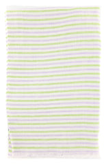 Luigi Borrelli Green Striped Long Scarf - 27" x 52" - (LBSS1293)