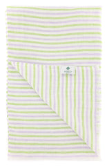 Luigi Borrelli Green Striped Long Scarf - 27" x 52" - (LBSS1293)