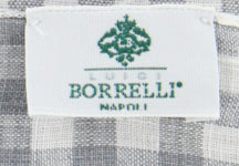 Luigi Borrelli Gray Check Long Scarf - 27" x 60" - (LBSS1260)