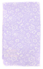 Luigi Borrelli Lavender Purple Floral Long Scarf - 68" x 27" - (LBSS12203)