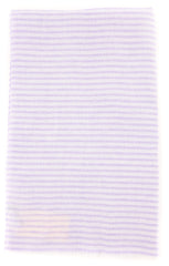 Luigi Borrelli Lavender Purple Striped Long Scarf - 54" x 27" - (LBSS12151)