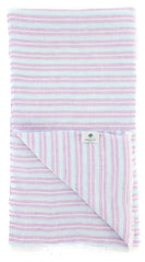 Luigi Borrelli Lavender Purple Striped Long Scarf - 60" x 27" - (LBSS1282)