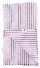 Luigi Borrelli Light Blue Striped Long Scarf - 76" x 27" - (LBSS12125)