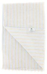 Luigi Borrelli Light Blue Striped Long Scarf - 56" x 27" - (LBSS12126)