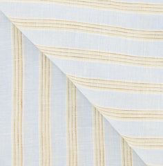 Luigi Borrelli Light Blue Striped Long Scarf - 56" x 27" - (LBSS12126)