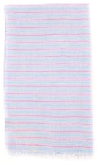 Luigi Borrelli Light Blue Striped Long Scarf - 54" x 27" - (LBSS12130)