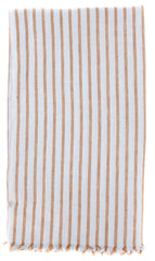 Luigi Borrelli Light Blue Striped Long Scarf - 70" x 27" - (LBSS12189)