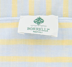 Luigi Borrelli Light Blue Striped Long Scarf - 27" x 74" - (LBSS1298)