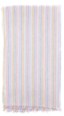 Luigi Borrelli Multi-Colored Striped Long Scarf - 66" x 27" - (LBSS12132)