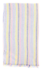Luigi Borrelli Multi-Colored Striped Long Scarf - 52" x 27" - (LBSS12156)