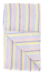 Luigi Borrelli Multi-Colored Striped Long Scarf - 52" x 27" - (LBSS12156)