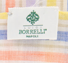 Luigi Borrelli Multi-Colored Striped Long Scarf - 76" x 27" - (LBSS12160)