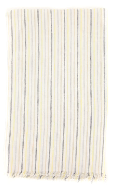 Luigi Borrelli Multi-Colored Striped Long Scarf - 60" x 27" - (LBSS12186)
