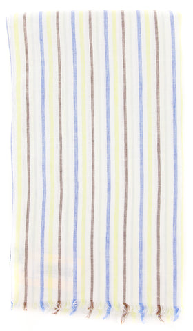 Luigi Borrelli Multi-Colored Linen Scarf