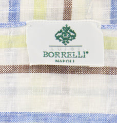 Luigi Borrelli Multi-Colored Striped Long Scarf - 64" x 27" - (LBSS12188)