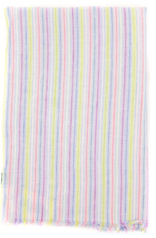 Borrelli Multi-Colored Linen Scarf