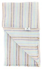 Luigi Borrelli Multi-Colored Striped Long Scarf - 68" x 27" - (LBSS12200)