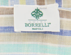 Luigi Borrelli Multi-Colored Striped Long Scarf - 68" x 27" - (LBSS12200)