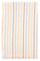 Luigi Borrelli Multi-Colored Striped Long Scarf - 27" x 58" - (LBSS1290)