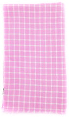Luigi Borrelli Pink Plaid Long Scarf - 76" x 27" - (LBSS1246)