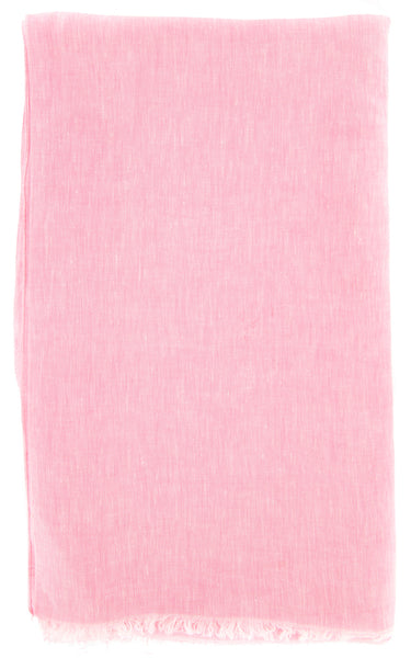 Luigi Borrelli Pink Solid Long Scarf - 54" x 27" - (LBSS1232)