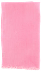 Luigi Borrelli Pink Solid Long Scarf - 54" x 27" - (LBSS1235)