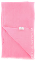 Luigi Borrelli Pink Solid Long Scarf - 54" x 27" - (LBSS1235)