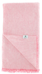Luigi Borrelli Pink Striped Long Scarf - 64" x 27" - (LBSS12104)