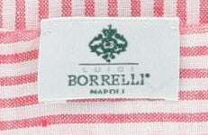 Luigi Borrelli Pink Striped Long Scarf - 64" x 27" - (LBSS12104)