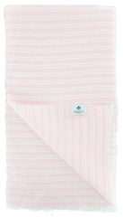 Luigi Borrelli Pink Striped Long Scarf - 56" x 27" - (LBSS12108)