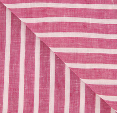 Luigi Borrelli Pink Striped Long Scarf - 56" x 27" - (LBSS12114)