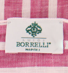 Luigi Borrelli Pink Striped Long Scarf - 56" x 27" - (LBSS12114)