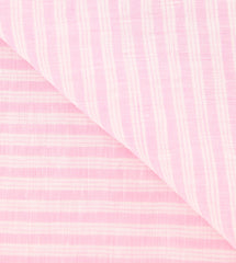 Luigi Borrelli Pink Striped Long Scarf - 68" x 27" - (LBSS12190)