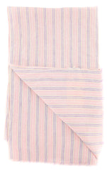 Luigi Borrelli Pink Striped Long Scarf - 72" x 27" - (LBSS12198)