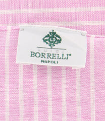 Luigi Borrelli Pink Striped Long Scarf - 58" x 27" - (LBSS12215)