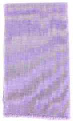 Luigi Borrelli Purple Micro-Check Long Scarf - 70" x 27" - (LBSS1239)