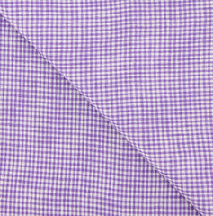 Luigi Borrelli Purple Micro-Check Long Scarf - 70" x 27" - (LBSS1239)
