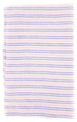 Luigi Borrelli Purple Striped Long Scarf - 76" x 27" - (LBSS12137)