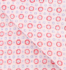 Luigi Borrelli Red Foulard Long Scarf - 74" x 27" - (LBSS12209)