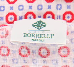 Luigi Borrelli Red Foulard Long Scarf - 74" x 27" - (LBSS12209)