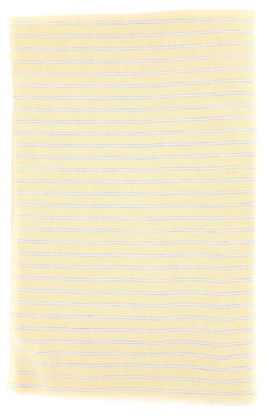 Luigi Borrelli Yellow Striped Long Scarf - 58" x 27" - (LBSS12115)