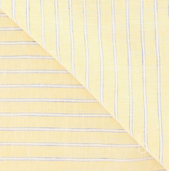 Luigi Borrelli Yellow Striped Long Scarf - 58" x 27" - (LBSS12115)