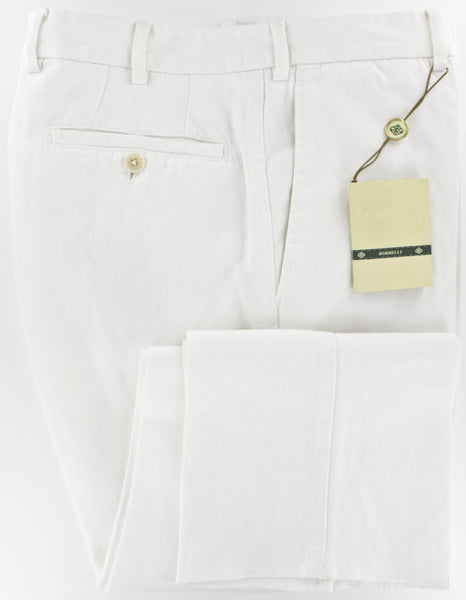 Luigi Borrelli White Pants 44/60