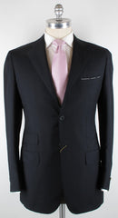 Luigi Borrelli Navy Blue Suit 46/56