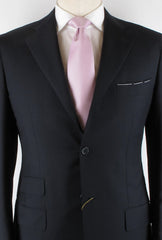 Luigi Borrelli Navy Blue Suit 46/56