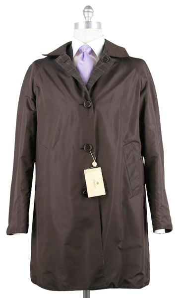 Luigi Borrelli Brown Reversible Coat Size S (US) / 48 (EU)