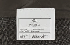 Luigi Borrelli Brown Reversible Coat Size S (US) / 48 (EU)